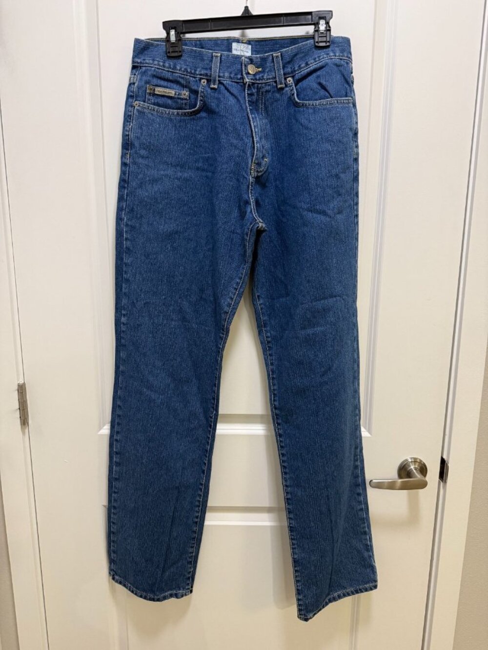 Calvin Klein Men's Blue Straight Leg Denim Jeans Sz 32x34